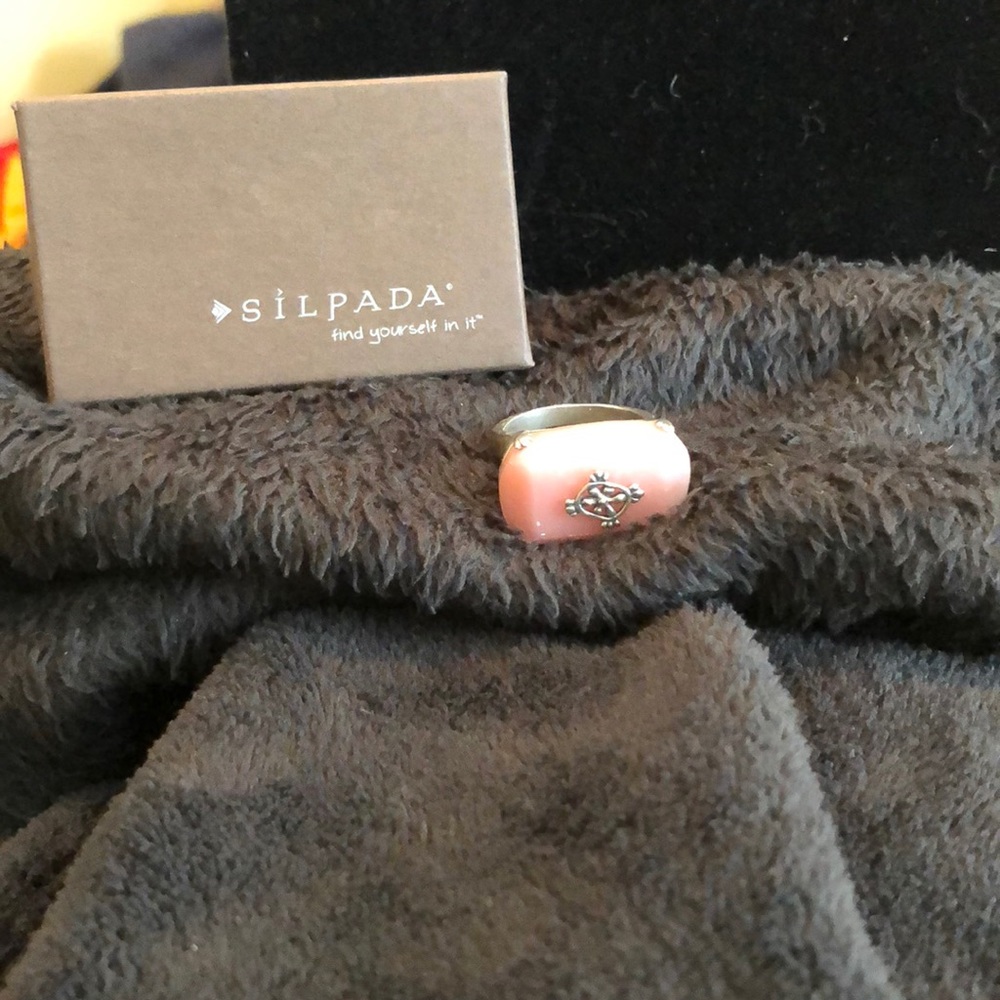 Pink Soapstone Ring